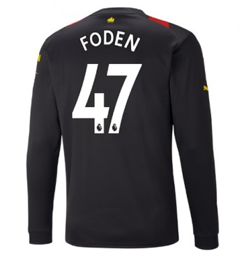 Manchester City Phil Foden #47 Bortedrakt 2022-23 Langermet